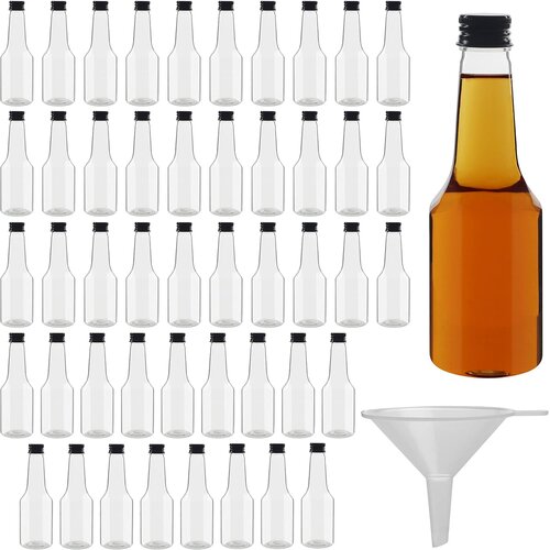 BELLE VOUS 48x mini plastenka s črnim pokrovčkom in lijakom 100ml Slike