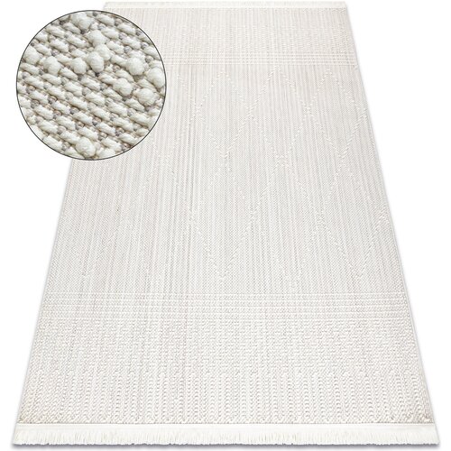 RugsX Preproge Preproga NANO EM52A Diamanti, petlja, ravno tkana 80x150 cm Bela Cene