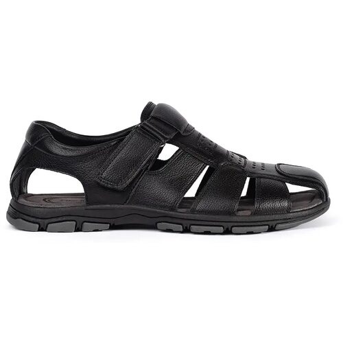 Shelvt Men&amp;#039;s Black Sandals Slike