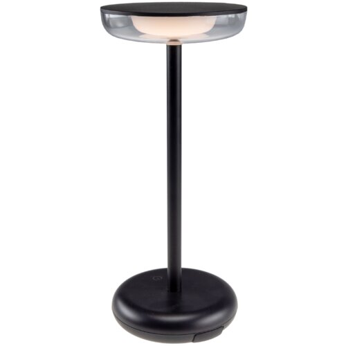 Ct Akumulatorska kovinska LED namizna svetilka 2900K IP44 zatemnilno stikalo 26cm Slike