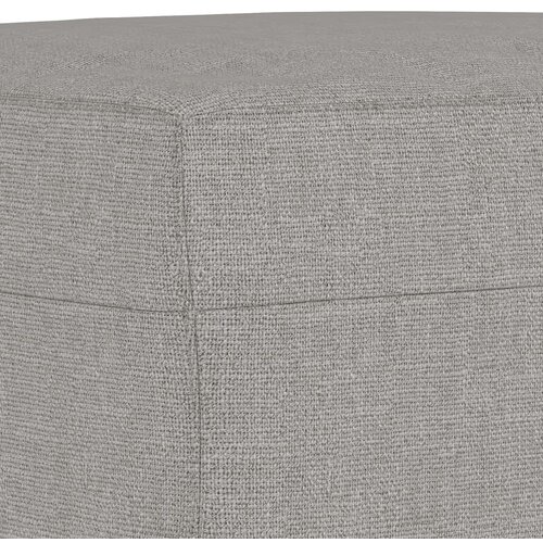  Klupa svjetlosiva 100 x 35 x 41 cm od tkanine Slike
