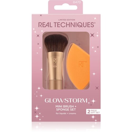 Real Techniques Glowstorm Mini Brush + Sponge Set set kistova Cijene