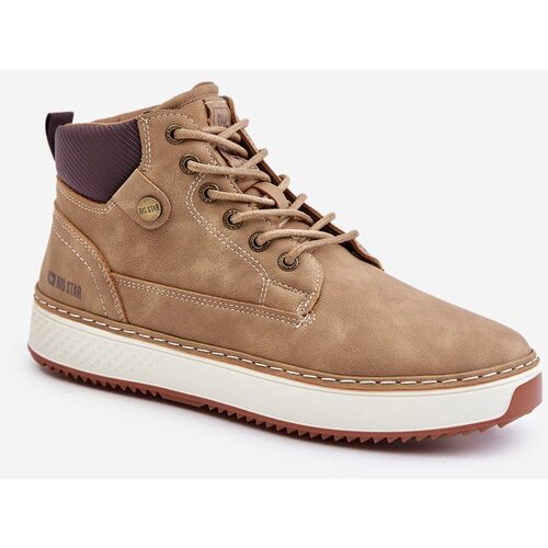 Big Star Lace-up men&amp;#039;s ankle boots Hi-Poly System brown Slike