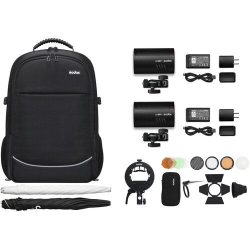 Godox AD100Pro - K2 Dual flash Backpack kit Slike