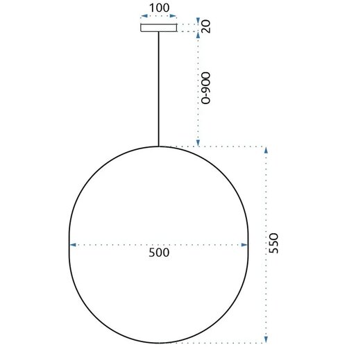 Toolight Viseća stropna svjetiljka APP967-1CP crna Slike