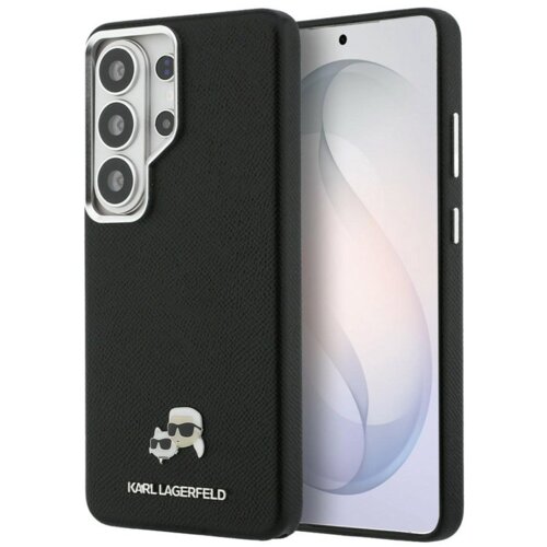  Maska Karl Lagerfeld Saffiano KC Metal Logo MagSafe za Samsung S26 Ultra/ S948B crna Cene