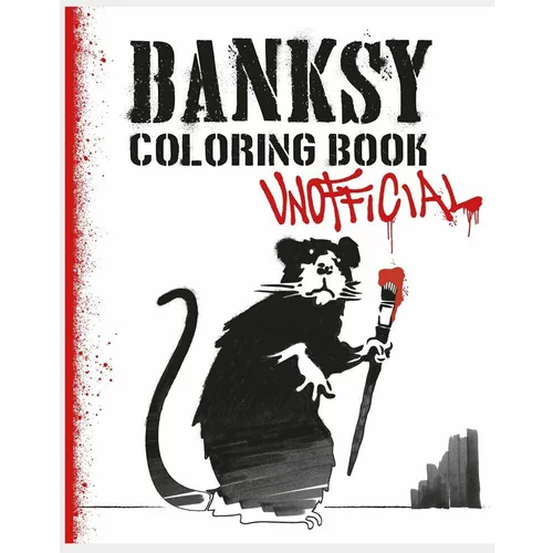 Inne Pobarvanka home & lifestyle Banksy Coloring Book by Magnus Frederiksen