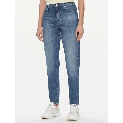 Calvin Klein Jeans Jeans hlače J20J222151 Modra Mom Fit