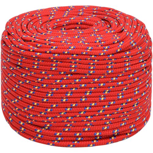  Brodski konop crveni 8 mm 25 m od polipropilena Slike
