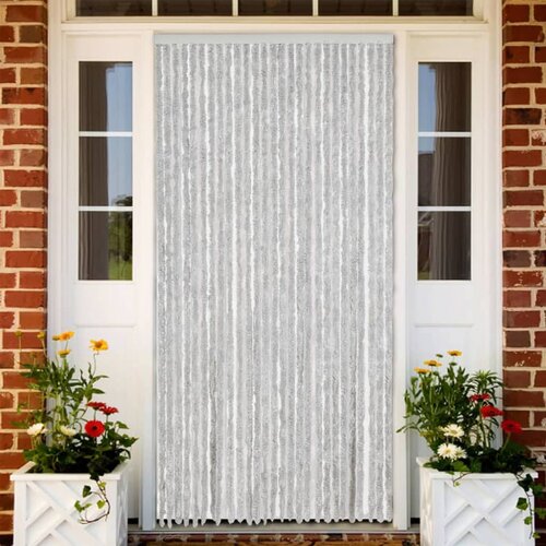 VidaXL Zastor protiv muha sivi 118 x 220 cm od &amp;scaron;enila Slike