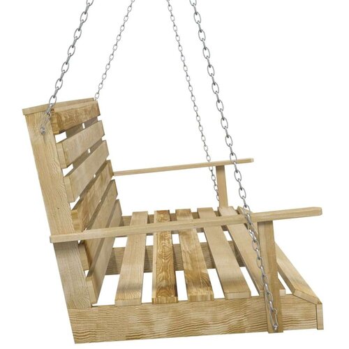 VidaXL Klupa za ljuljanje 110 cm od impregnirane borovine Slike