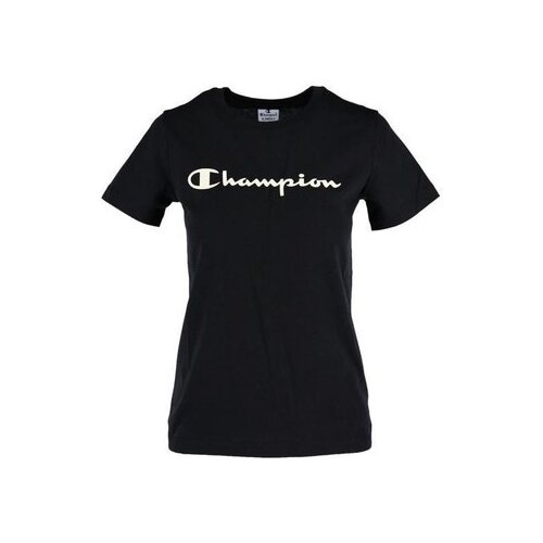 Champion Majice s kratkimi rokavi Crewneck Tee Črna Cene