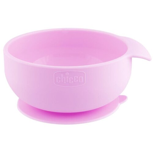Chicco vakumski silikonski tanjir, 6m+, roze ( A049966 ) Cene