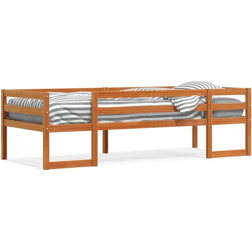 Maison Chic Otroški posteljni okvir - Otroški ležaj voščeno rjav 90x200 cm trdna borovina-J2785, (21794322) Cene