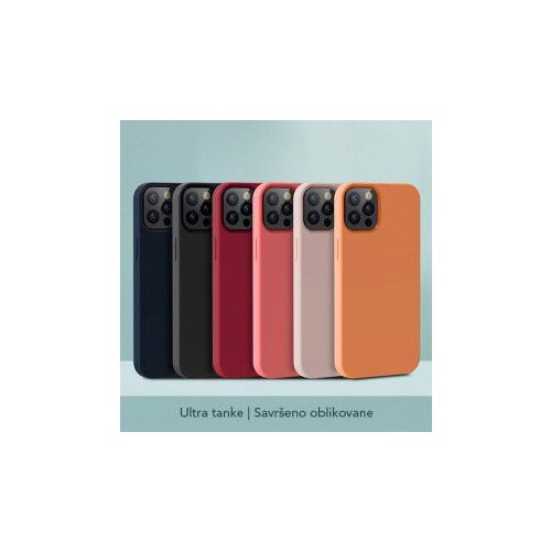 DEVIA futrola silikonska nature series za iphone 13 pro max svetlo narandzasta Slike