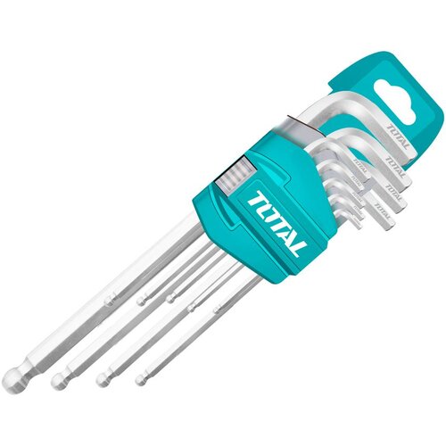 Total 9-dijelni set kuglični &amp;scaron;esterokutni imbus ključ LONG / INDUSTRIAL (THT106291) Slike