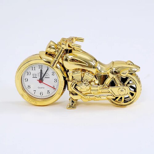 Venisymlis Namizna Ura 3D Plastična Motocikel Art Design Budilka Mute Retro, (22060215) Slike