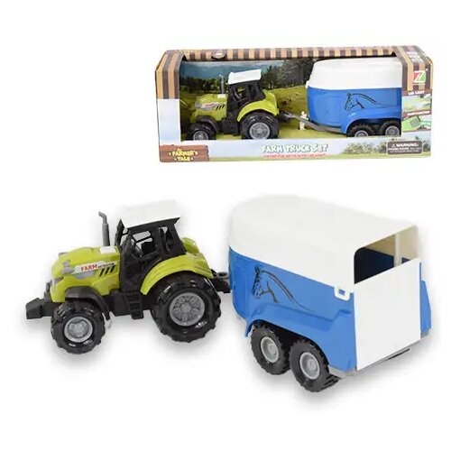 Magic Toys Farm Truck: Traktor za konje sa prikolicom, svjetlom i zvukom 23cm Cijene