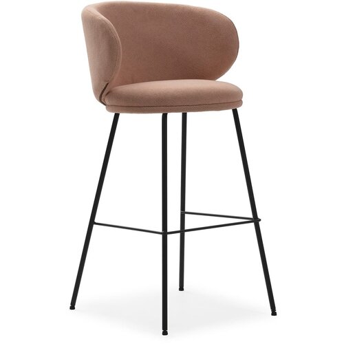 Marckeric Svetlo rožnati barski stoli v kompletu 2 ks (vi&amp;scaron;ina sedeža 65 cm) Rush &amp;ndash; Slike