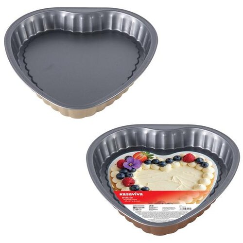 Kalup ZA KOLAČE CM.27X27X3,5H SRCE Slike