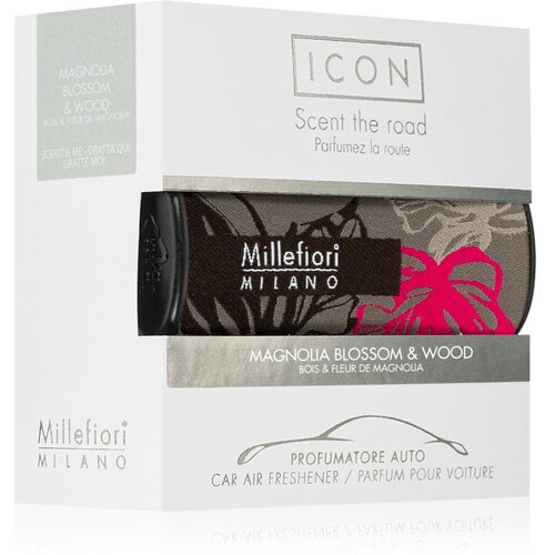MILLEFIORI Icon Magnolia Blossom &amp;amp; Wood miris za auto I. 1 kom Slike