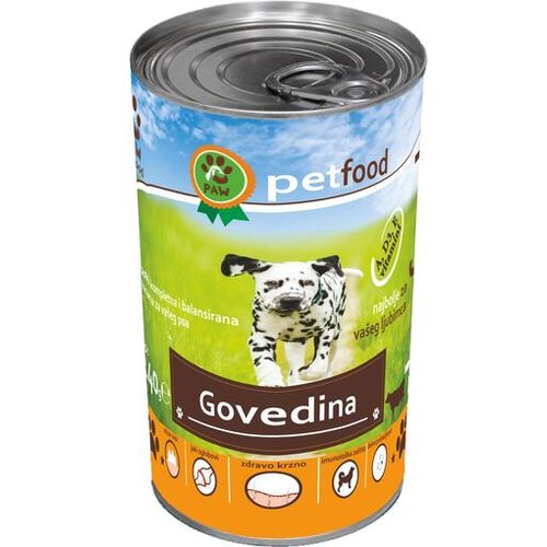 Paw PETFOOD HRANA ZA PSE GOVEDINA 415G PETFOOD Cijene