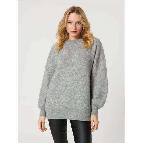 Sinsay ženski džemper puf-rukava 3390X-9MM