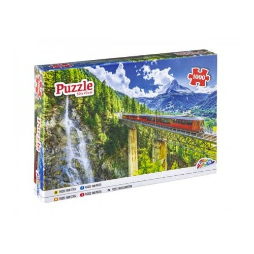 Puzzle 1000 PCS mountain railway 400001 ( 35/06106 ) Slike
