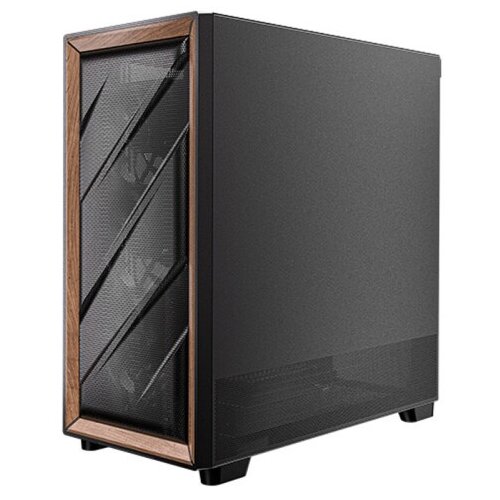 Antec Flux midi-ATX okno leseno črno/rjavo gaming ohi&scaron;je Cene