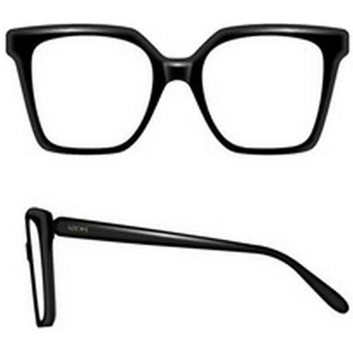 Loewe Slim Black Squared Eyeglasses - ONE SIZE (52) Slike