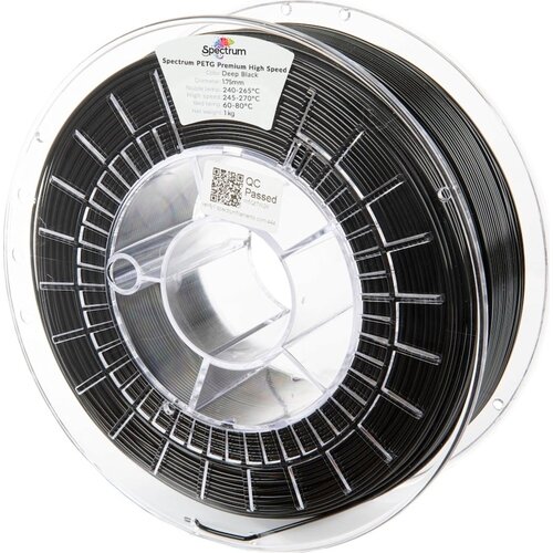 Spectrum PETG Premium High Speed Deep Black - 1,75 mm / 1000 g Slike