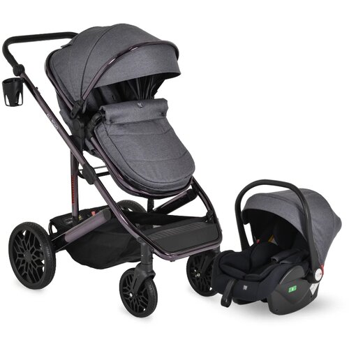 Moni kolica za bebe All Road 2u1 &amp;ndash; Grey Slike