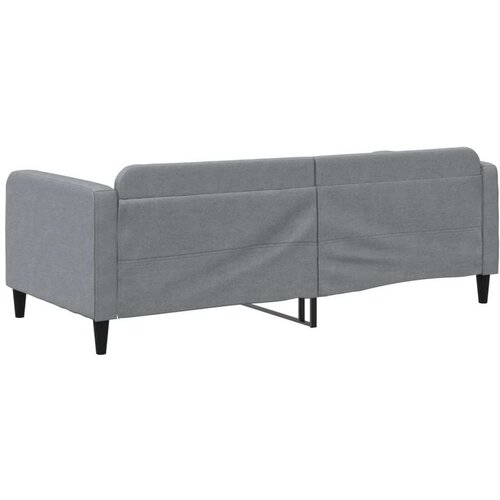 vidaXL Raztegljiva postelja svetlo siva 90x190 cm blago Cene