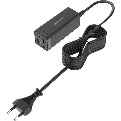 Sandberg 4in1 polnilnik 2x USB-C in 2x USB 65W Cene
