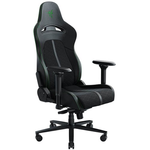 Razer Enki gaming stol črno-zelene barve Cene