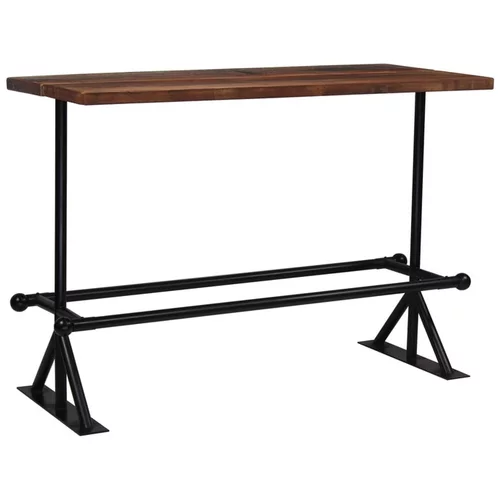  Barska miza trpredelan les temno rjava 150x70x107 cm