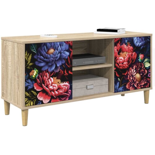  ormar KIEL 102 x 33 x 50 cm Sonoma Konstruirano drvo Slike