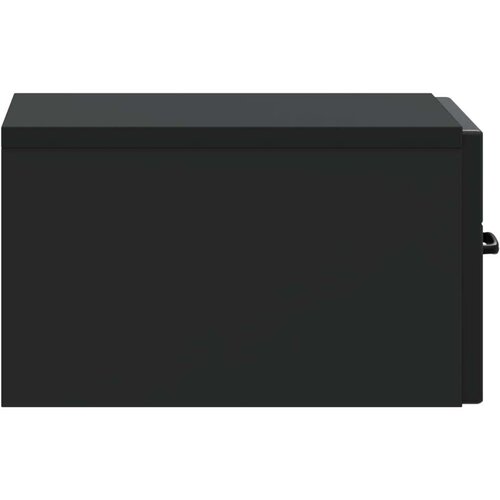  Noćni ormarić za montažu na zid 2 pcs Crna 34 5 x 33 x 20 cm Slike