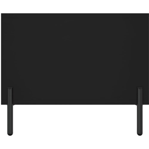  Stolić za kavu crni 102 x 50 x 40 cm od konstruiranog drva Slike