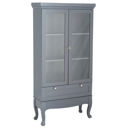Ellos Home Siva viseća vitrina od MDF-a 85x170,5x35 cm Prato &ndash; Cijene