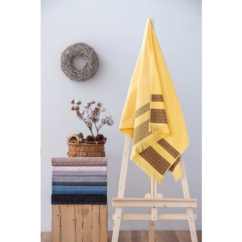 Conceptum Hypnose peškir za kupanje 75x150cm Žuti Slike
