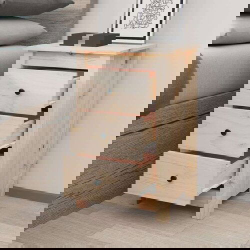  Nočna omarica 40x35x61,5 cm trdna borovina, (20730264) Cene