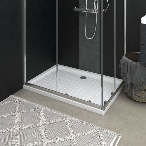 vidaXL Tuš kad s pikami bela 70x100x4 cm ABS Cene