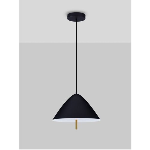 Nova Luce Mat črna kovinska LED viseča svetilka s kovinskim senčilom &amp;oslash; 40 cm Oros &amp;ndash; Slike