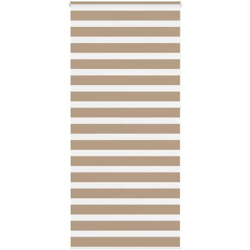 vidaXL Zebra zavjesa Pje&scaron;čano smeđa 110x230 cm &Scaron;irina tkanine 105 9 cm Poliester - Pje&scaron;čanosmeđa 110 x 230 cm Cijene