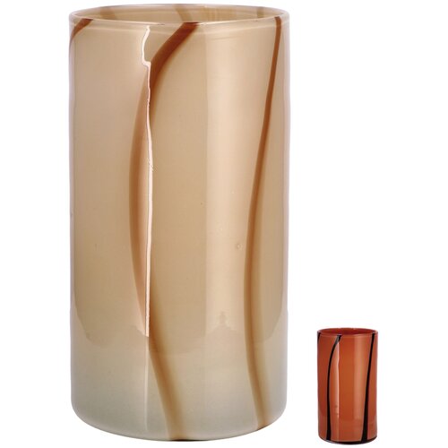Ad trend Vaza Stipe 15xh28cm / več barv / steklo, (21317629) Cene