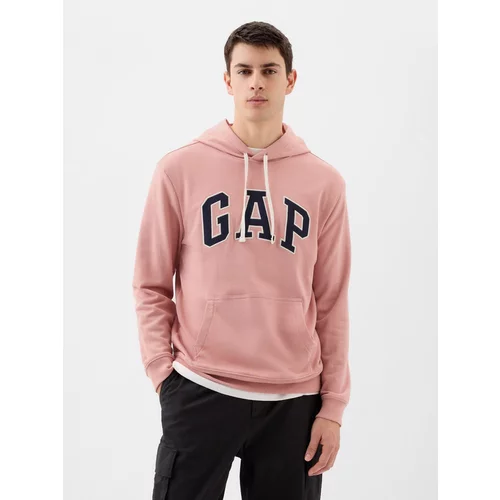 GAP Sweater majica 'HERITAGE' mornarsko plava / roza / bijela