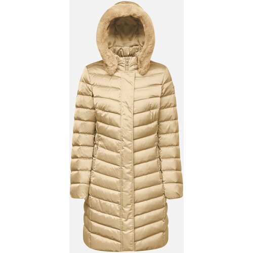 Geox Beige women&amp;#039;s down jacket Bettanie - Women&amp;#039;s Slike