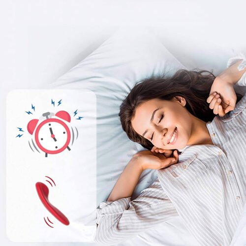 Magic Motion Vibrator za v hlačke - Nyx, rdeč Slike