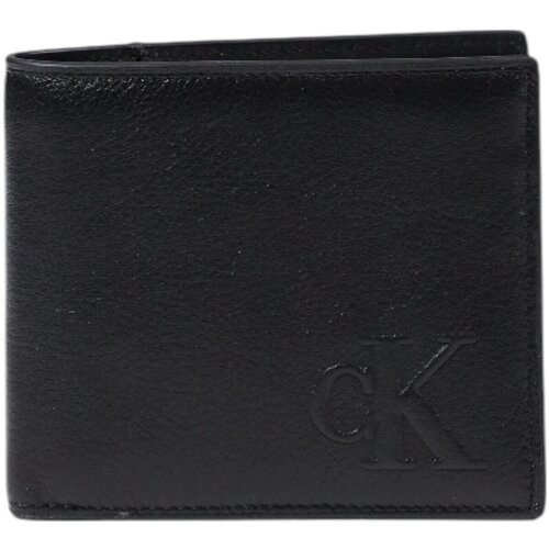 Calvin Klein Jeans Denarnice BOLD CK EW BILLFOLD W/ COIN LV04G1072G Črna Slike